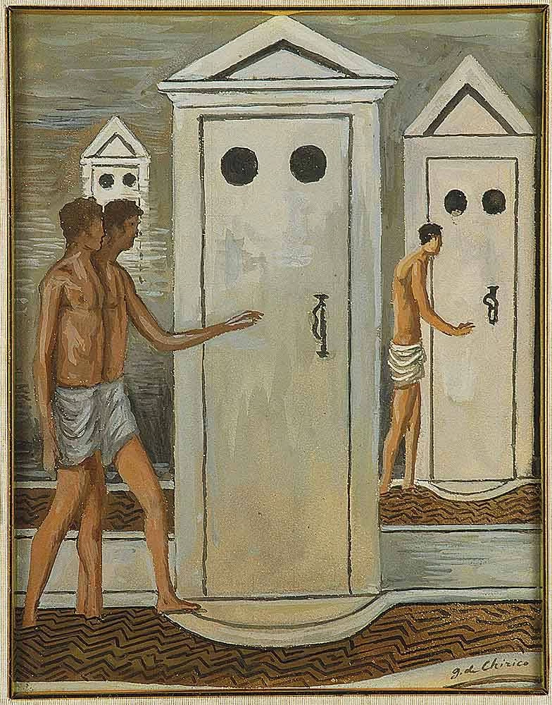 Giorgio De Chirico - Bagnanti, Raccolta Alberto Della Ragione e Collezioni del Novecento, Palazzina Belvedere